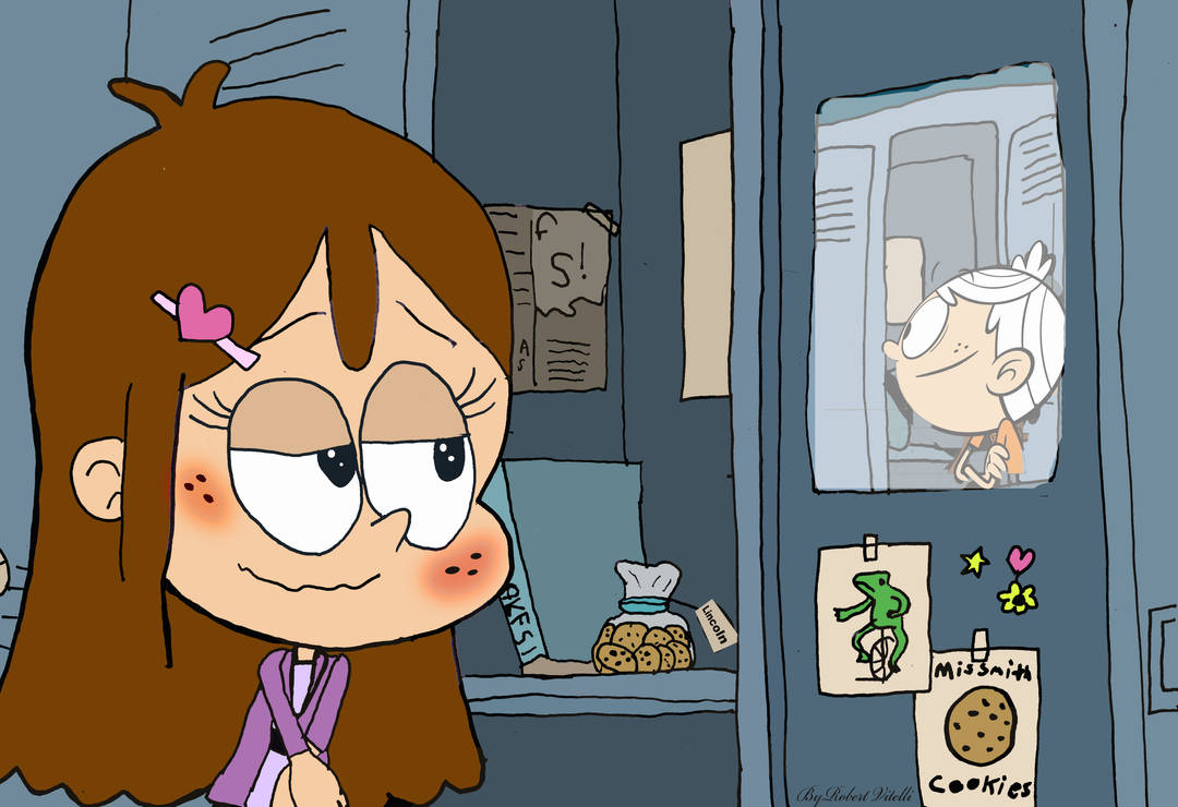 Cookie staring at Lincoln by naruto46r on DeviantArt