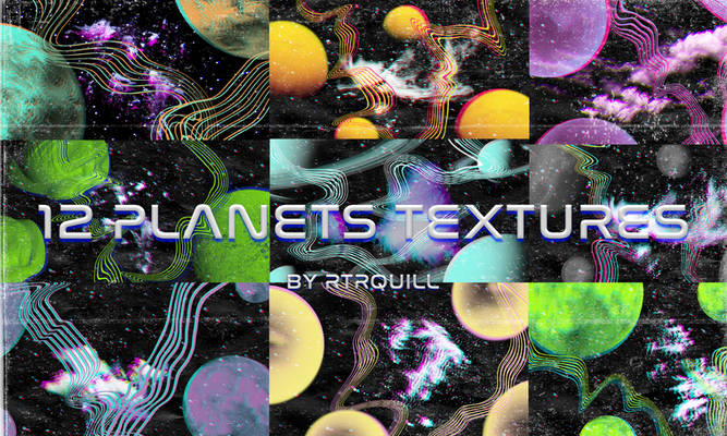 12 Planets textures by RTRQuill