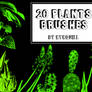 20 Plants brushes by RTRQuill