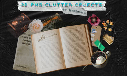 PNG Stock 22 Clutter objects by RTRQuill by RTRad