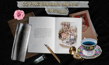 PNG Stock 22 random objects by RTRQuill