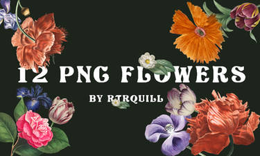 Png Flowers I by RTRQuill
