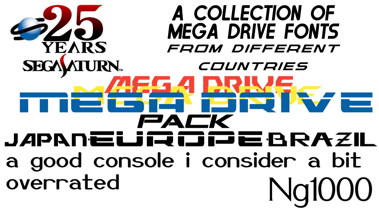 Download Mega Drive Pack By Nightingale1000 On Deviantart