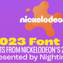 Nickelodeon 2023 font pack