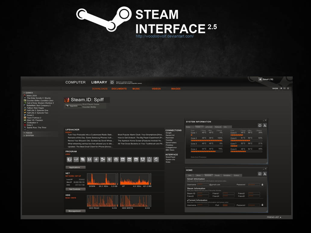 Can find steam interface фото 2