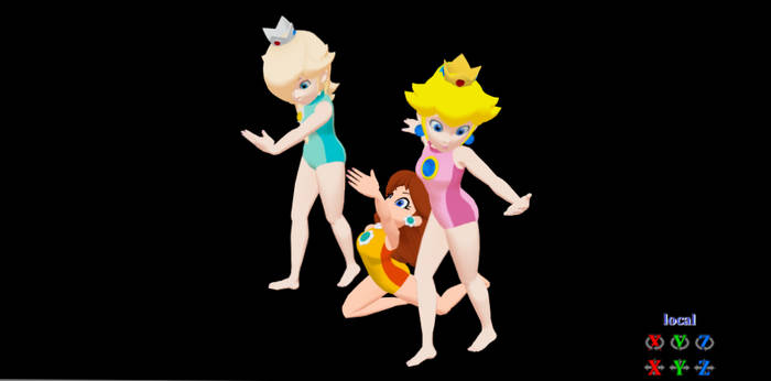 Mario and Sonic Rio 2016 Olympics Gymnastics Pose