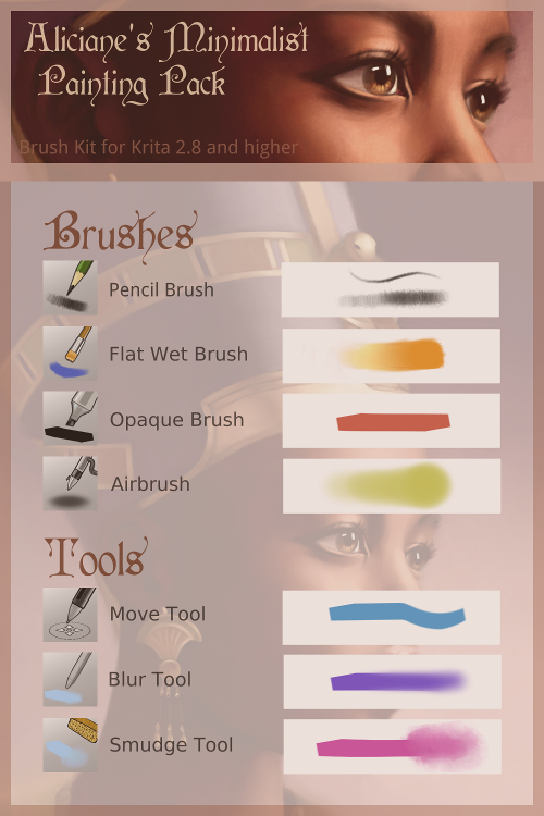 Krita: Minimalist Brush Pack (Updated) by Aliciane