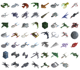 Transparent Starship Icons