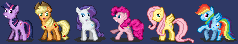 Pixel Pony Smilies