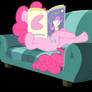 Pinkie reading
