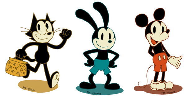 Toons in Vintage Color