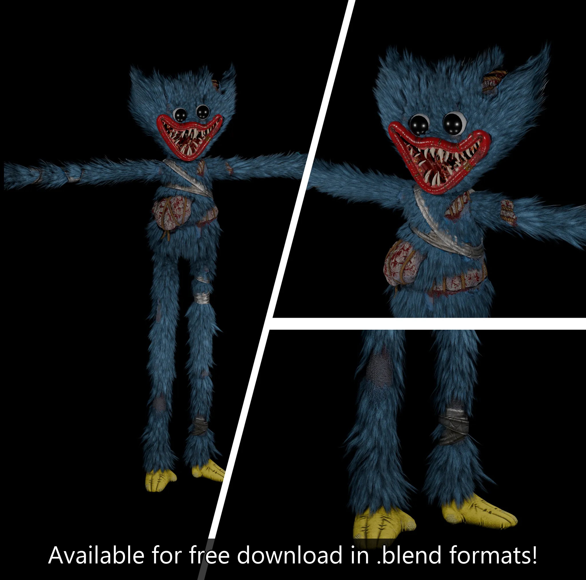Puppet Horror Mod .blend Model Horror Puppet Ik Rigged by alekrosse on DeviantArt