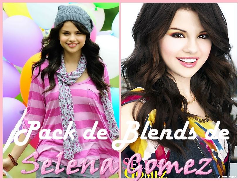 Pack de Blends de Selena Gomez by Melyssa222 on DeviantArt