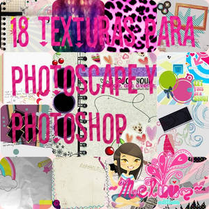 ZIP pack de texturas para Photoscape y Photoshop