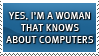 Woman that knows by Claire-stamps