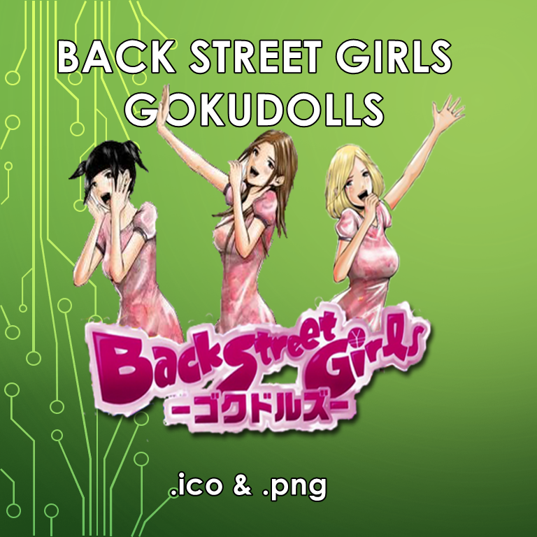 Back Street Girls Gokudolls Anime Icon by dhikris on DeviantArt