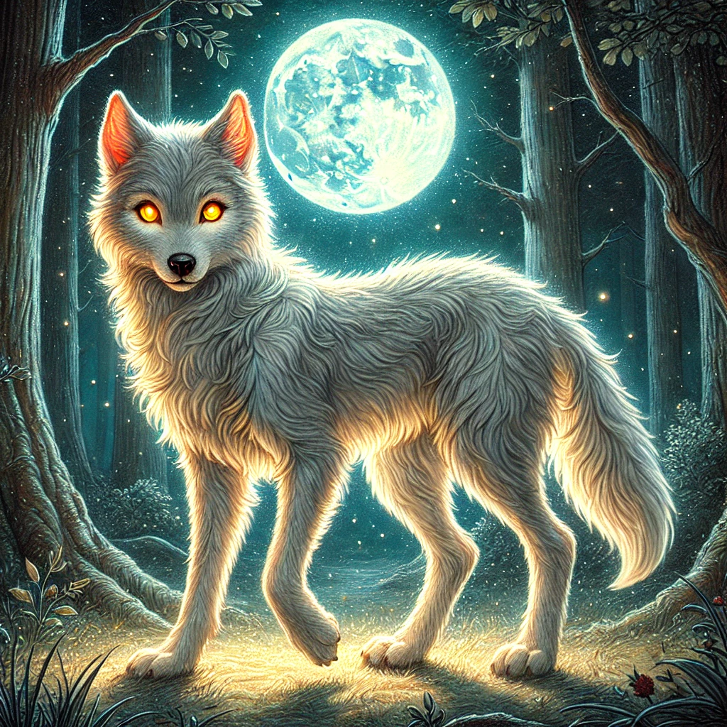 A Wolf Under the Light of the Full Moon by Blake290383 on DeviantArt