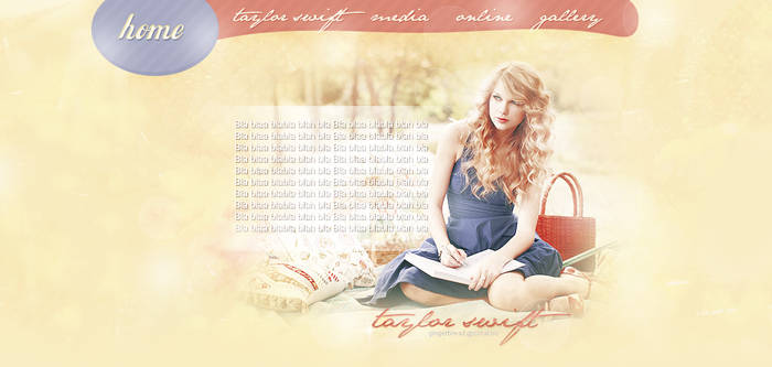 taylor swift psd header