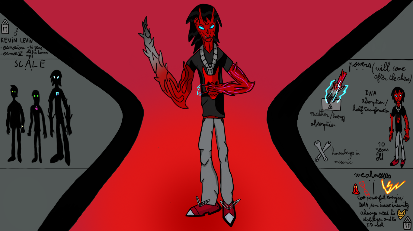 Ben 10 PowerCore- Kevin Levin by hellwalker99 on DeviantArt