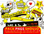 Pack 7 Pngs Shoujo