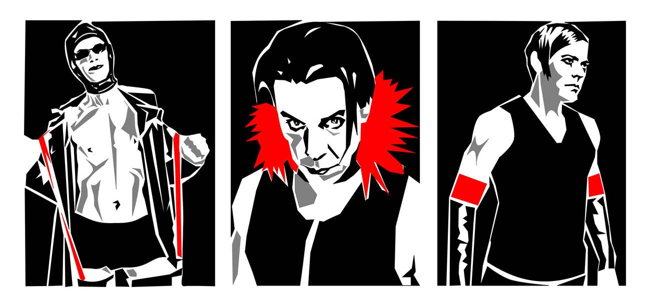 Rammstein fanart v2. pt.1 by rheeta on DeviantArt