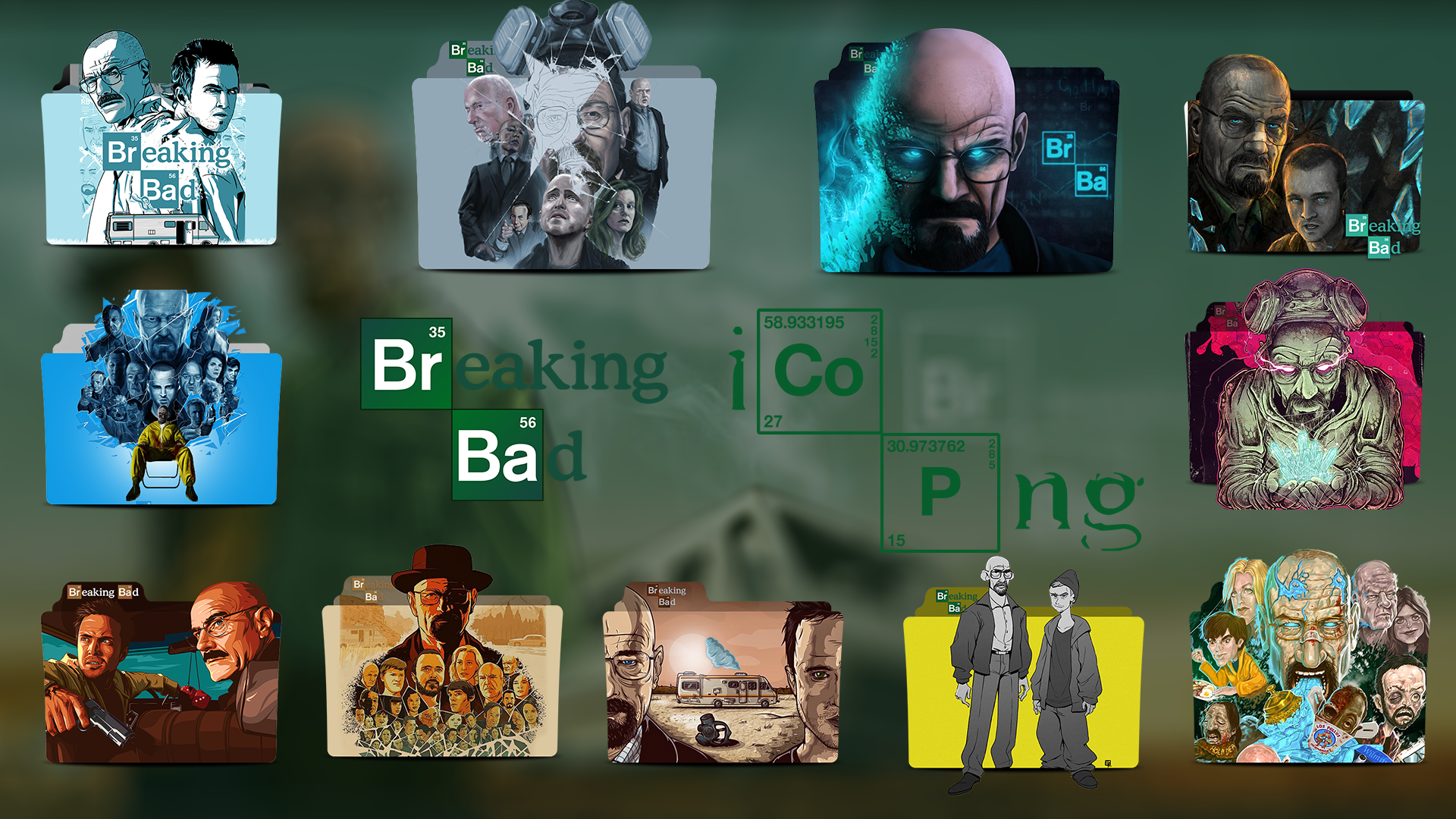 Breaking Bad Folder Icon Pack by Whiteline0 on DeviantArt
