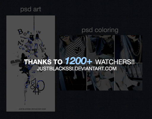 [PSD] PACK 1200+ by justblackssi