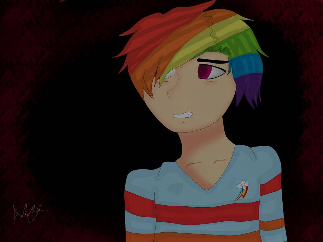 rainbow dash male by korzi666 on DeviantArt