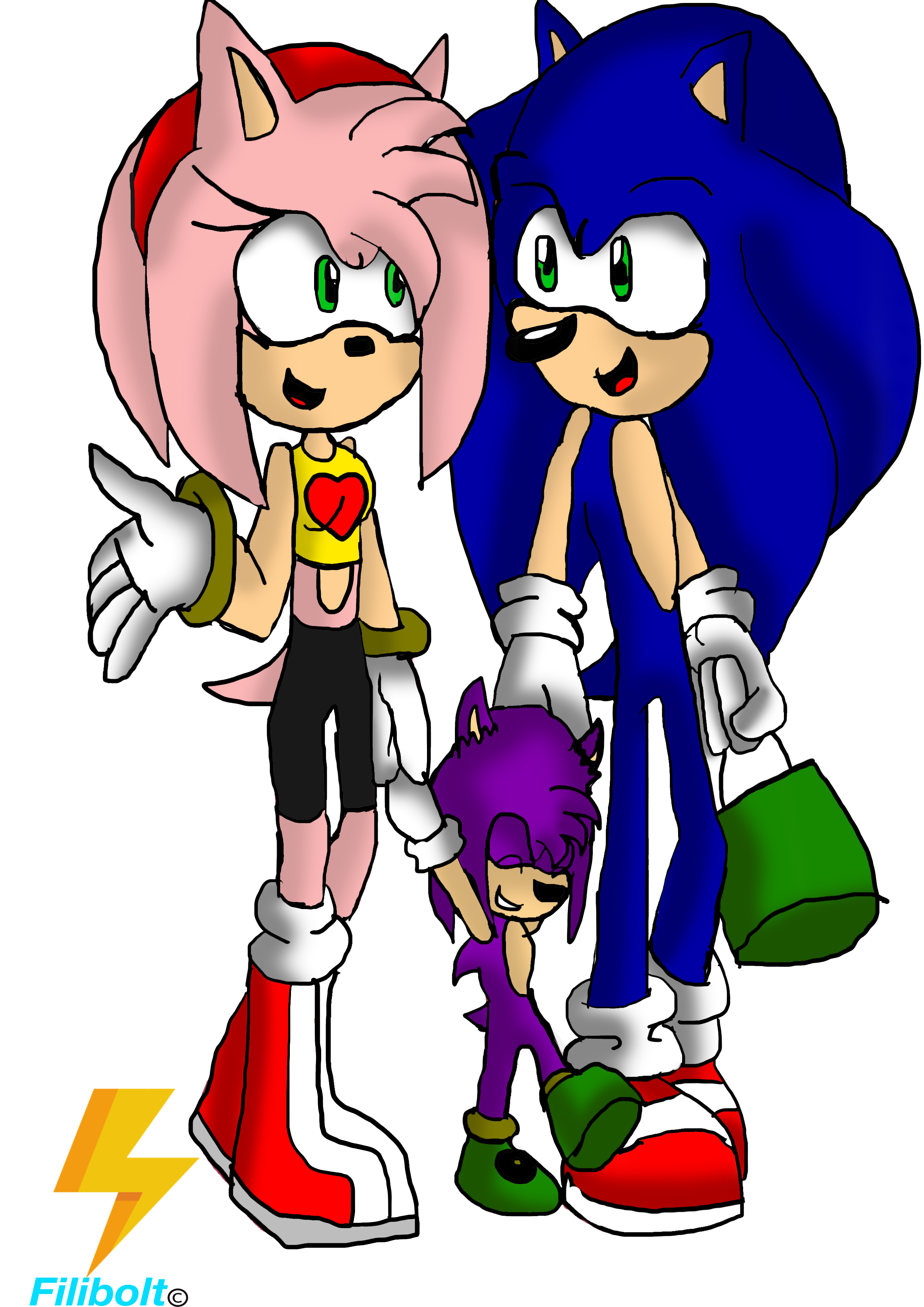 Sonamy family by barbie--art on DeviantArt