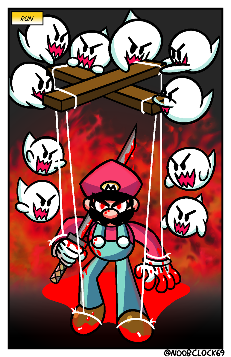 Somewhere Else. DEVIL MARIO edition by NoobJew666 on DeviantArt