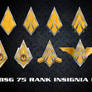 BSG 75 Rank Insignia Icons