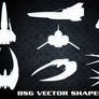 BSG Vector Ship Shapes