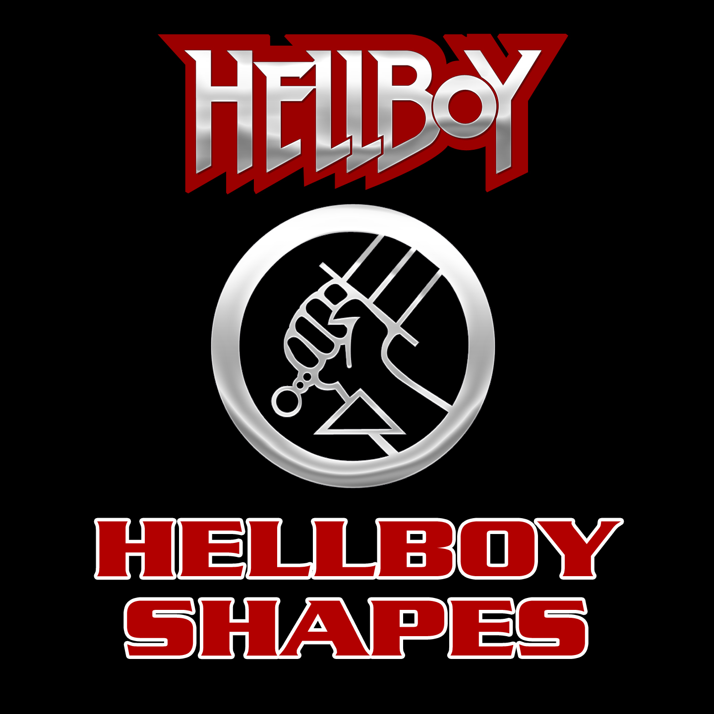 Hellboy Vector Shapes