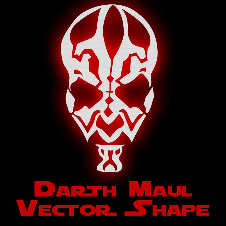 Darth Maul Vector Shape