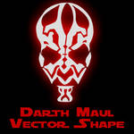 Darth Maul Vector Shape