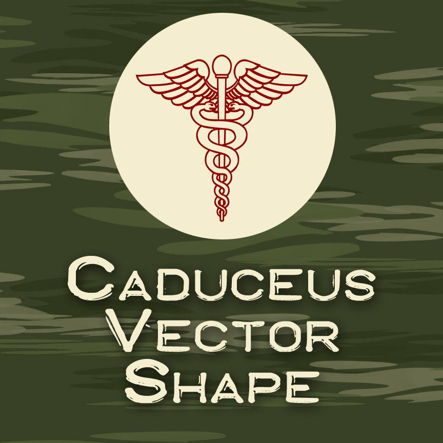 Caduceus Medical Vector Shape