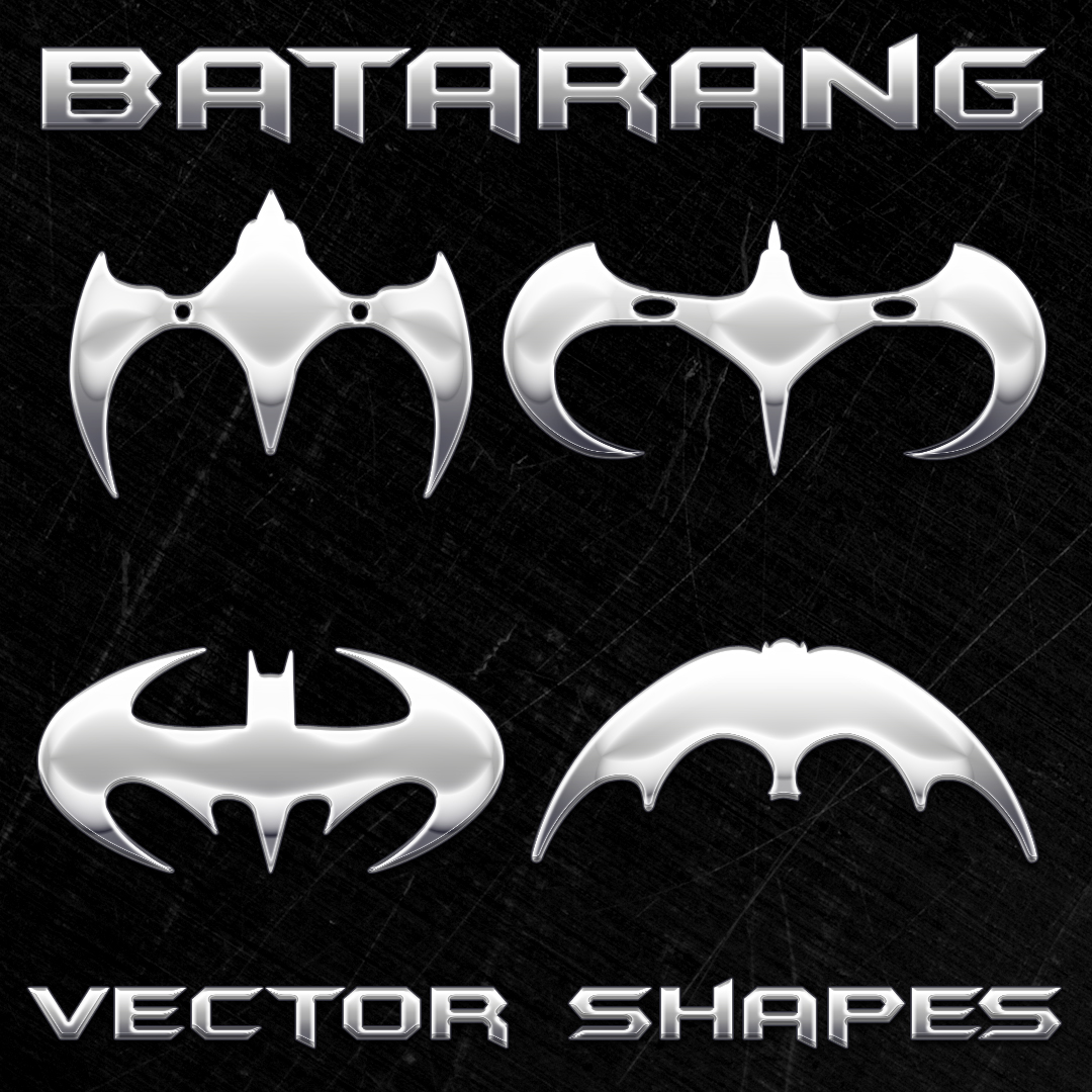 New Batman Vector Shapes