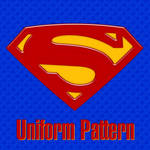 Superman Uniform Pattern