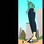Giantess Debbie vs Thragg