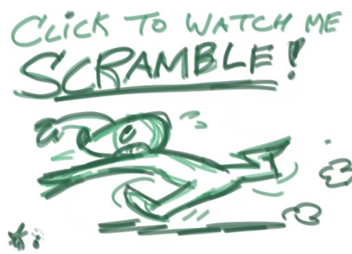 Rough Scramble Animation