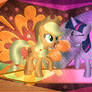 Applejack and Sparkle