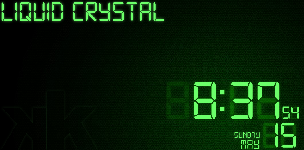 Liquid Crystal for Rainmeter