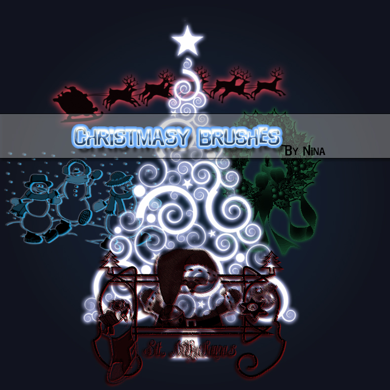 Christmas Brushes Image Pack