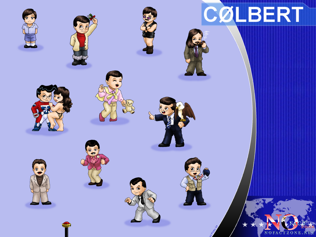 The Many Faces of Colbert by ErinPtah