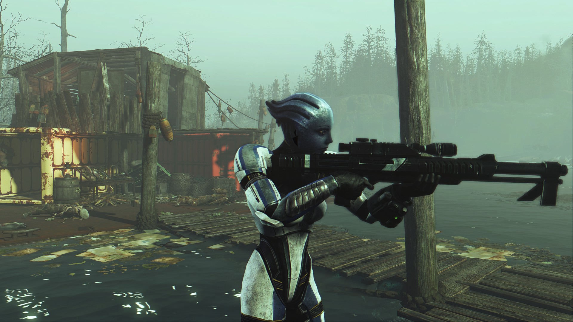 Fallout 4 mass effect weapons pack (119) фото