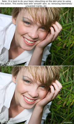 Basic Skin Retouching Action