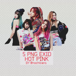 5 PNG EXID HOT PINK BY @nochicens