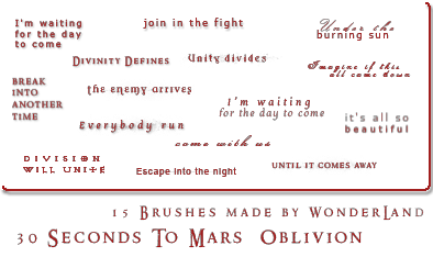 30 Seconds To Mars - Oblivion