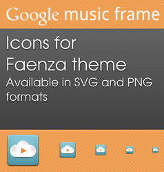 Google Music Frame for Faenza