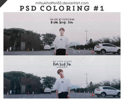 PSD Coloring #1: Kim Seok Jin (BTS)